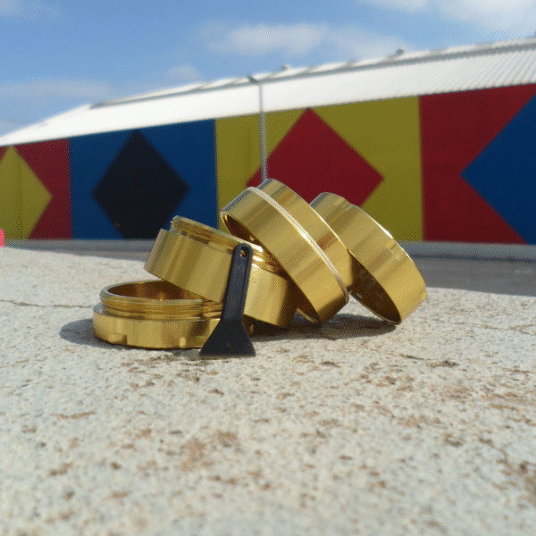 grinder dourado 40mm 4 partes