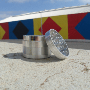 grinder prateado 50mm 4 partes