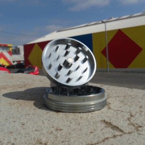 grinder prateado 60mm 2 partes