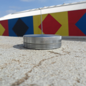 grinder prateado 60mm 2 partes