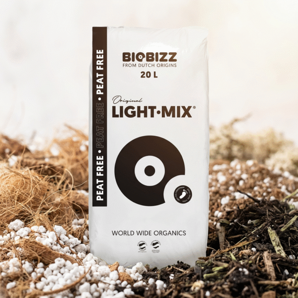 Firefly_Gemini Flash_Create a 1-1 high-end commercial product photo of BioBizz Light-Mix Peat Free 20L, us 798673