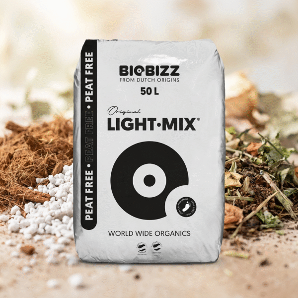 Firefly_Gemini Flash_Create a 1-1 high-end commercial product photo of BioBizz Light-Mix Peat Free 50L, us 798673