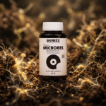 Firefly_Gemini Flash_Create a 1-1 premium commercial product photo of BioBizz Microbes 150g, using the exa 105721